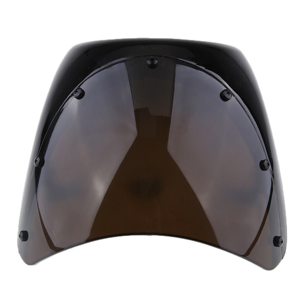 Universal 7" Motorcycle Retro Headlight Windscreen Wind for Cafe Racer