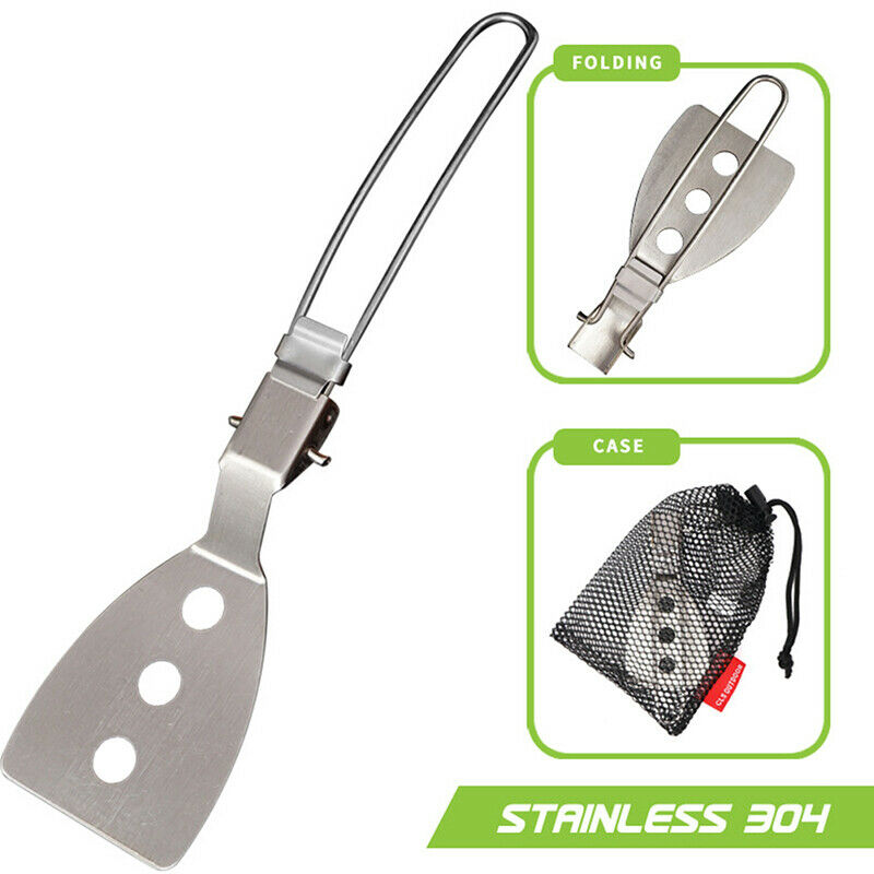 Stainless Steel Folding Spatula Outdoor Camping gear Cooking Accessori.l8