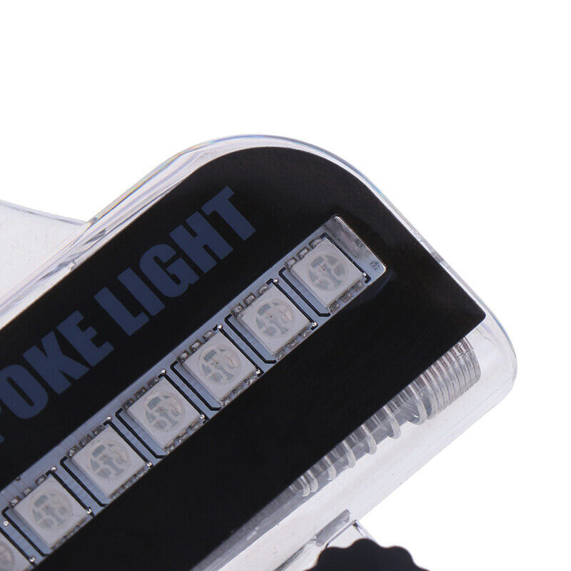 Bicycle Wheel Light Flash 28 RGB LED Light Bicycle Spoke Lamp Nig.l8