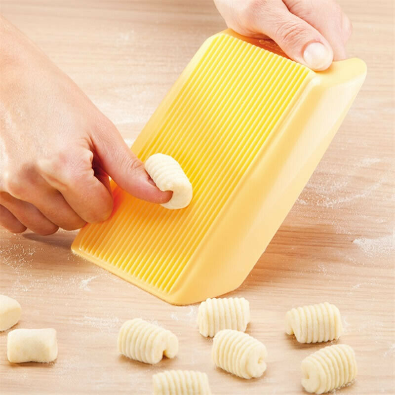Pasta Macaroni Board Spaghetti Gnocchi Maker Rolling Pin Kitchen Baby Foo.l8