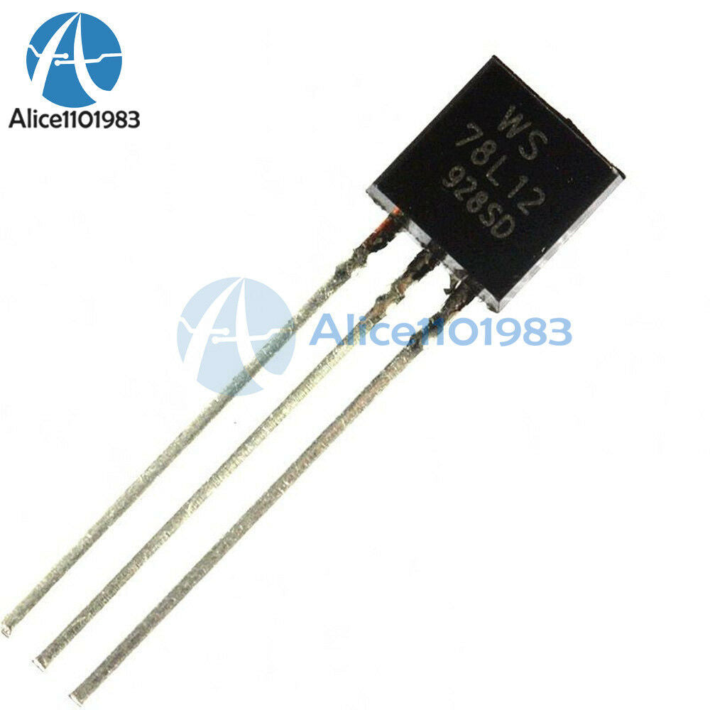 30PCS WS78L12 78L12 TO-92 12V 100mA Voltage Regulator IC