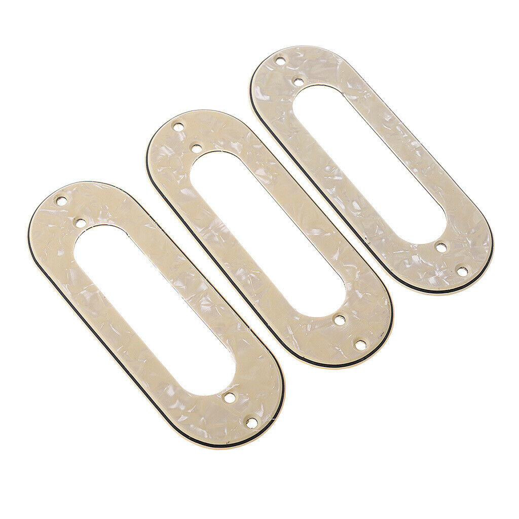 Set Of 3 Single Coil Neck / Middle / Bridge Pickup  Frame Pickup Mounting  For