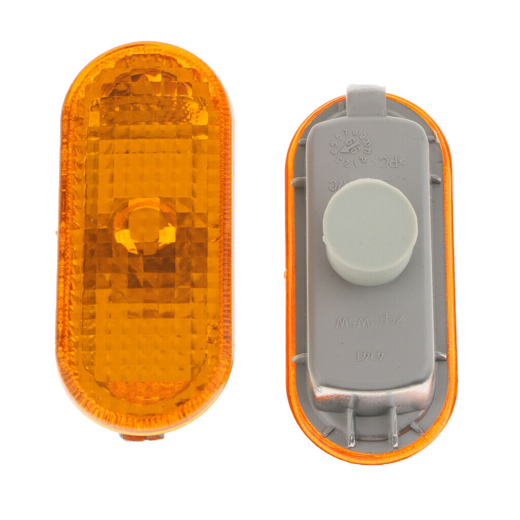 1 Pair NEW Side Marker Signal Blinker Light Lamp For VW Golf 4 MK4 Yellow