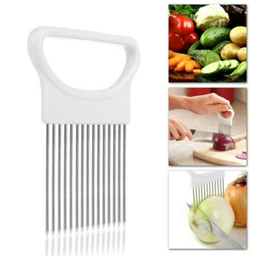 Food Slice Assistant Onion Slicer Cutter Fish Meat Potato Vegetable Holder Tools