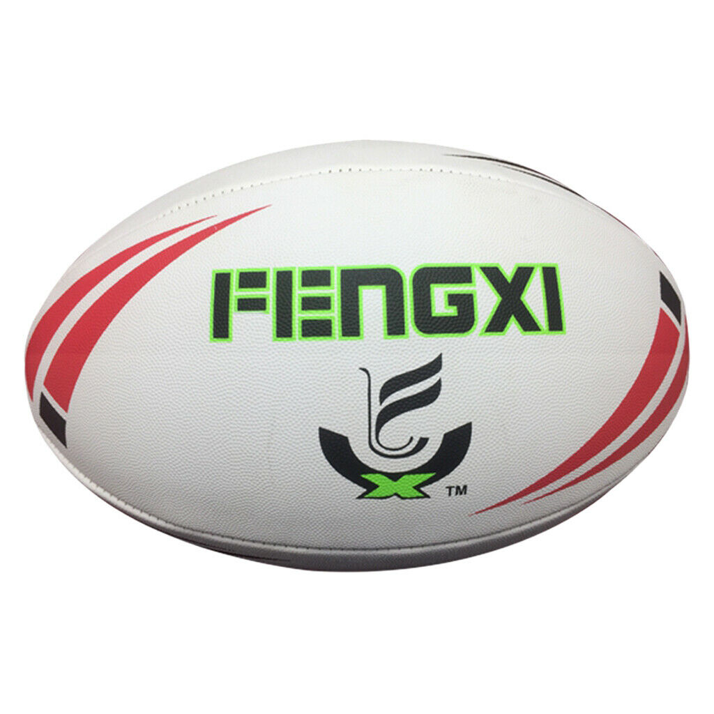 Portable PU Rugby 5# Size Football Training Ball for Indoor Safe Play 60cm
