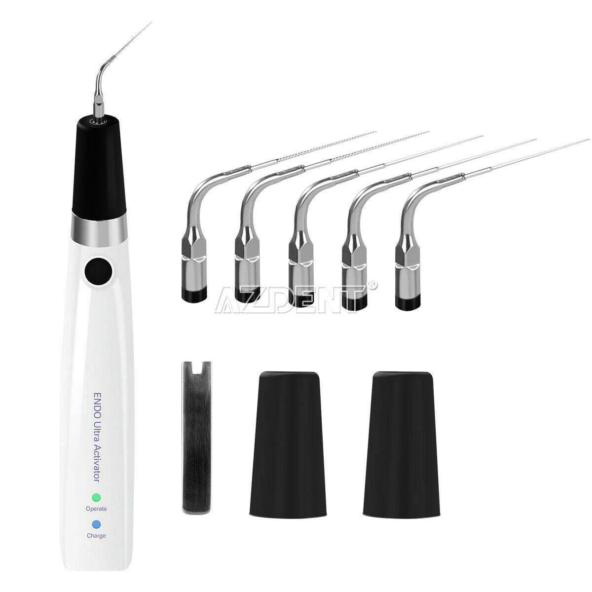 Dental Endo Ultra Activator Handpiece Sonic Endo Irrigator + 6pcs Titanium Tips