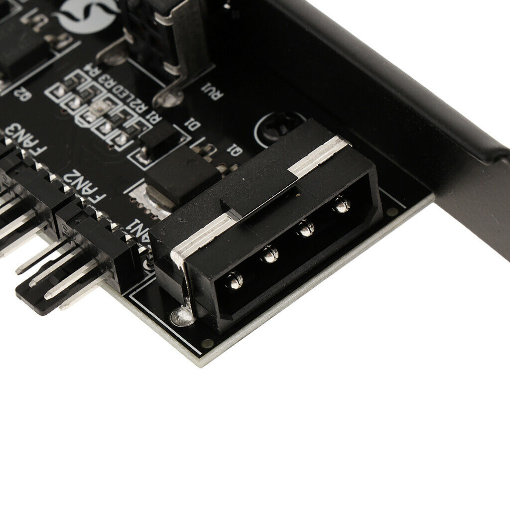 12V 4 Pins Power PCI PWM 6-Channel Computer PC Cooling Fan Speed Controller HUB