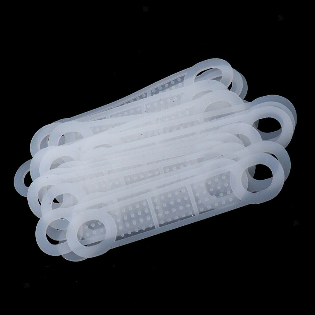 40Pcs Clear Non-Slip Silicone Clothes Hanger Grips Clothing Hanger Strips