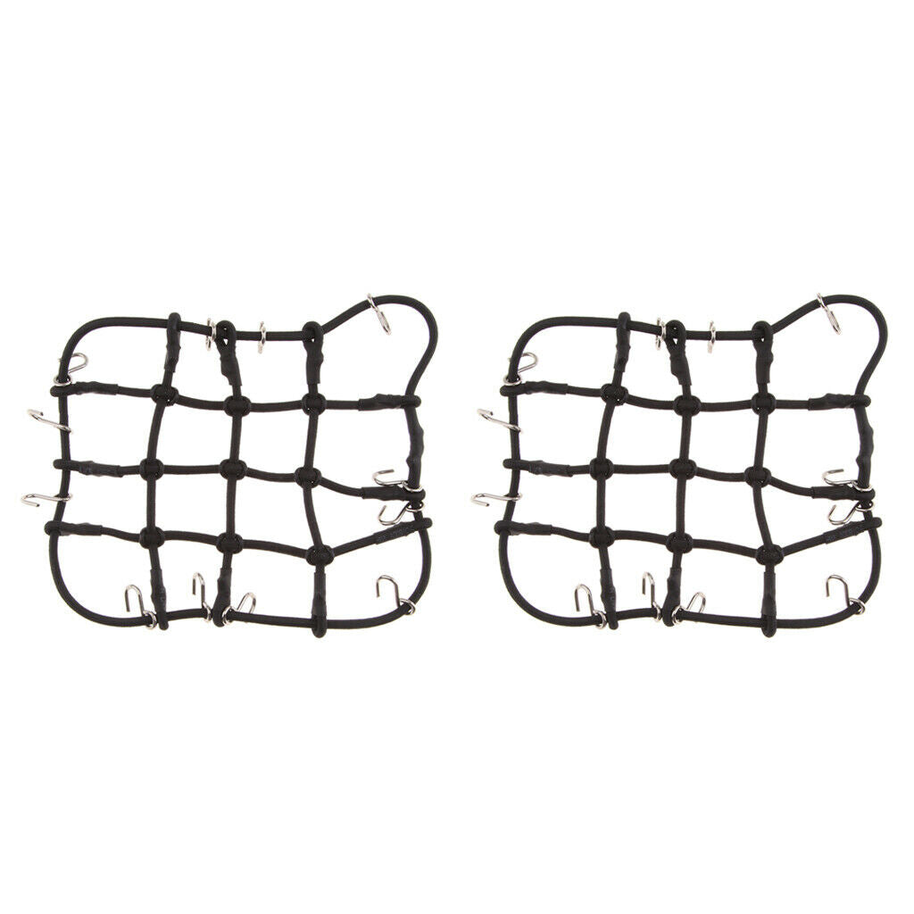 2Pcs Elastic Car Luggage Net with Hook Cargo Net for SCX10 D90 4 RC