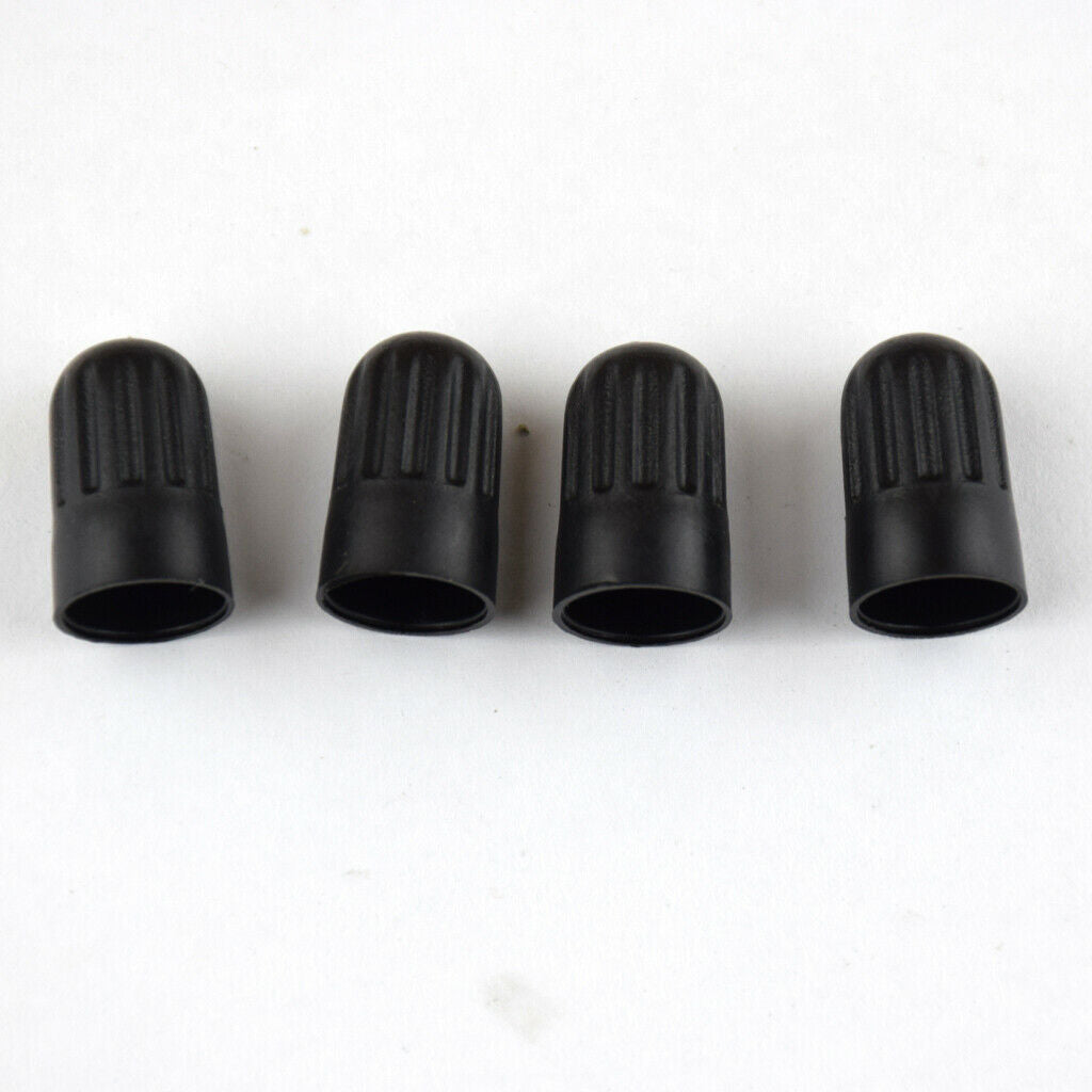 50X Auto Car Truck Wheel Tire Valve Stem Anti Dust Caps Covers Black
