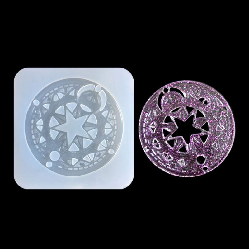 Magic Circle Mold Fondant Baking Tool Jewelry Chocolate Cake Decor Silicone Mold