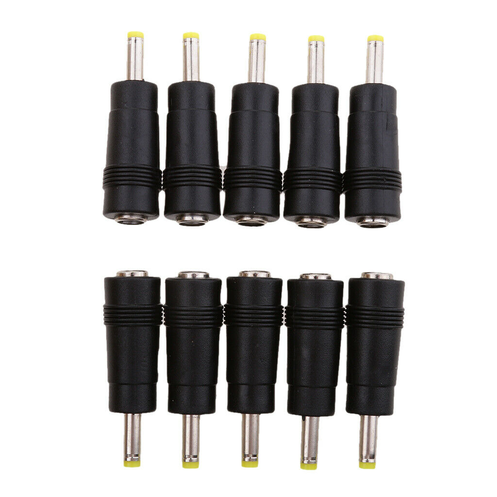 10x DC Power 4.0x1.7mm Male Plug to 5.5x2.1mm Female   Adapter Connector Kit