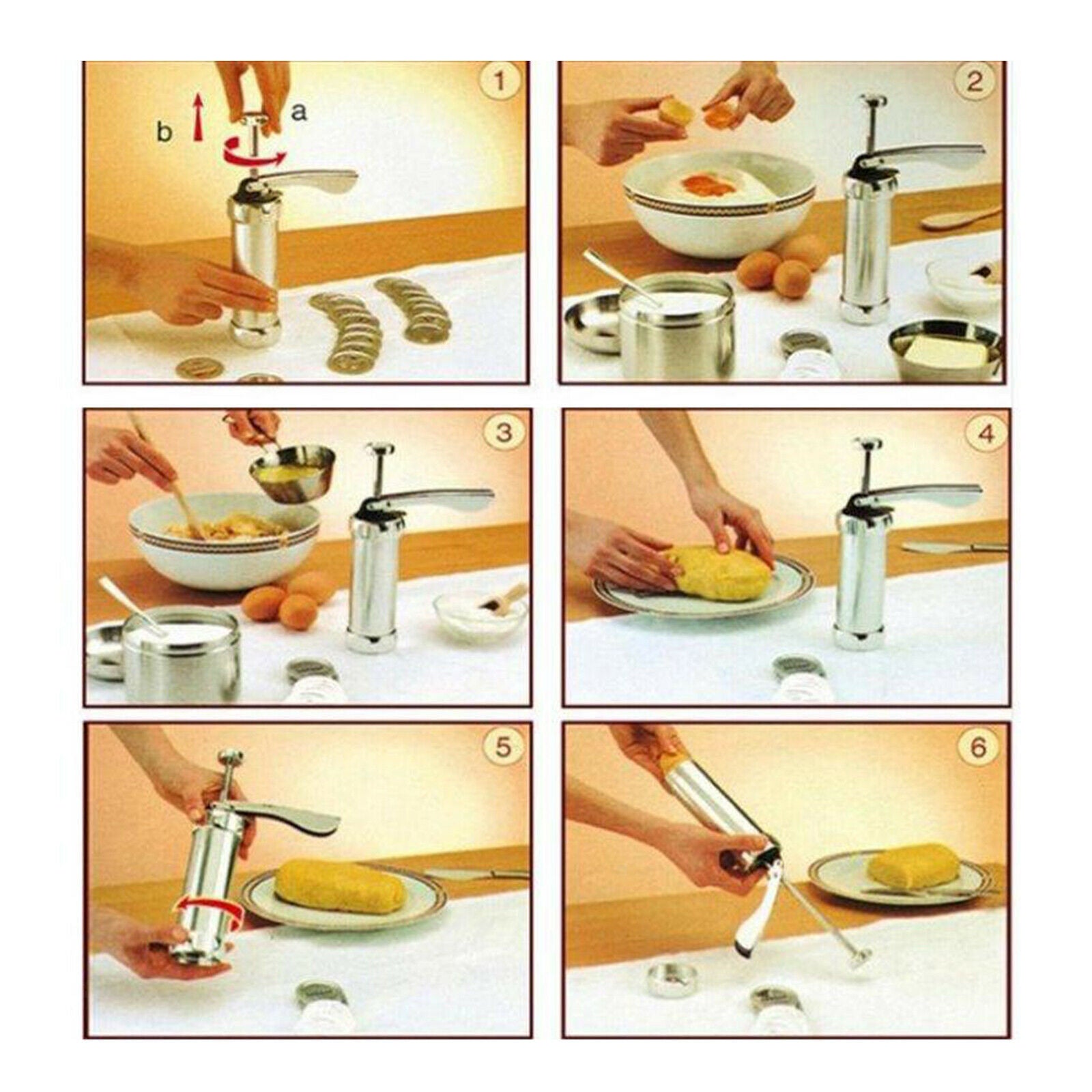 Household Cookie Press for Baking DIY Cake Enjoy DIY Fun Baking Supplies
