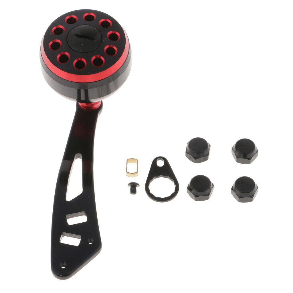 2pcs Metal Knob Fishing Reel Handle Power Handle Grip Baitcasting Reel Rocker