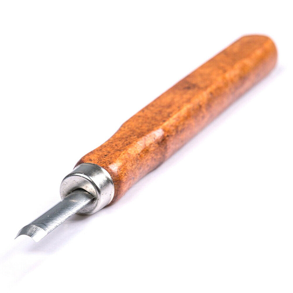 12 Wood Carving Tools Set for Beginners with Wooden Handles and Storage Case