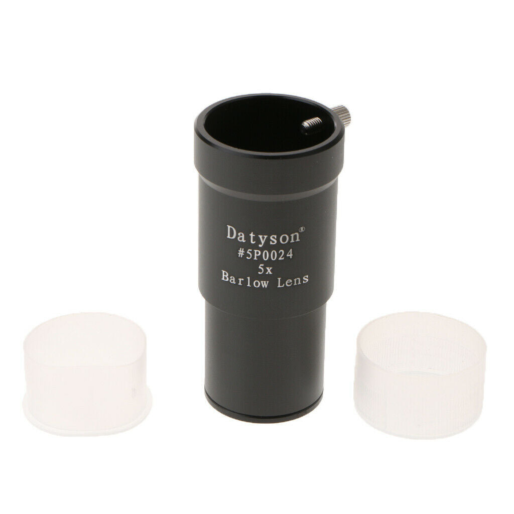 5X Magnification Barlow Lens 1.25''/31.7mm Full Metal for Telescope Eyepiece