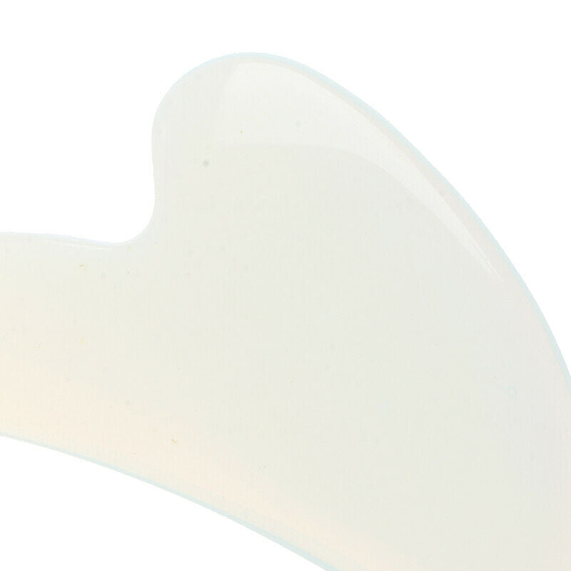 1X Guasha Board Opalite Stone Scraper Massage Tool Heart Shaped Massage P.l8