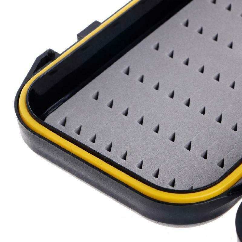 Portable Waterproof Fly Fishing Lure Bait Trout Flies Storage Box Case Container