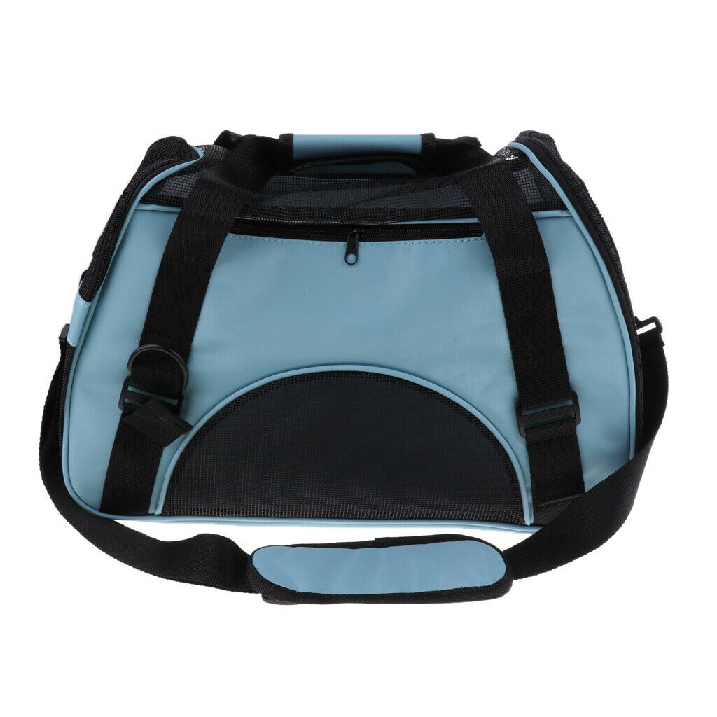 Small Dog Cat Carrier Outdoor Travel Tote Dog Supplies Carriers Totes Blue