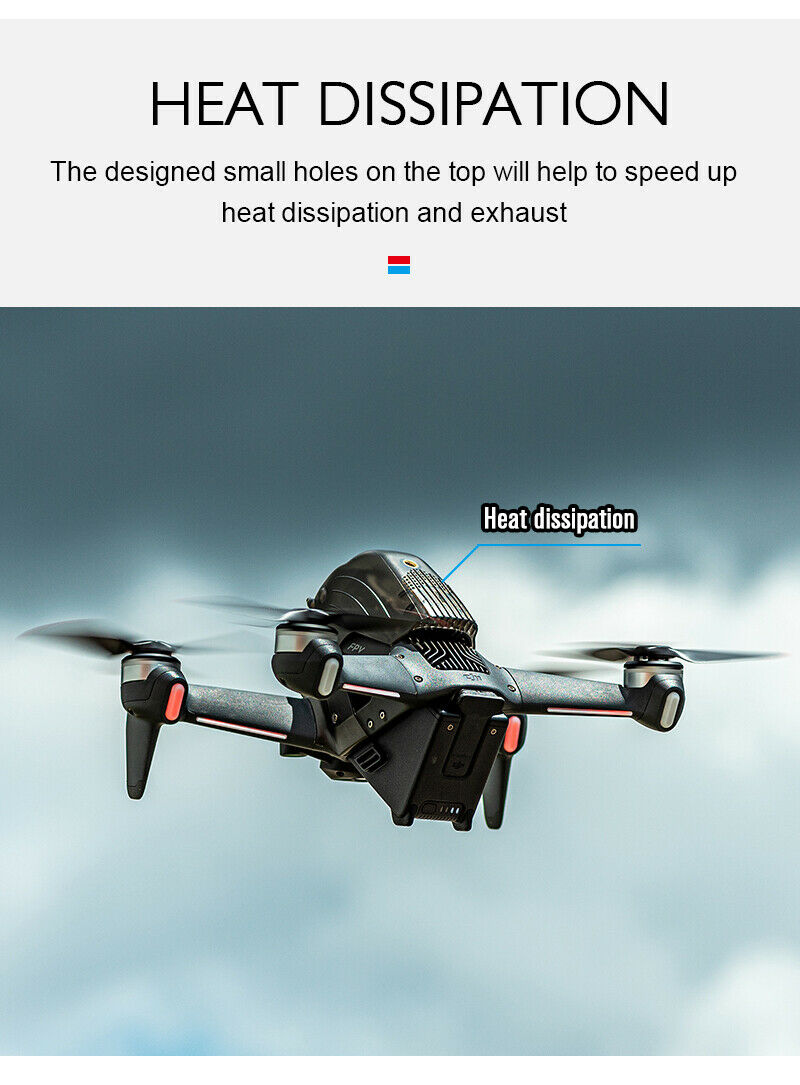 For DJI FPV Special Aircraft Transparent Case Top Shell Drone Accessories