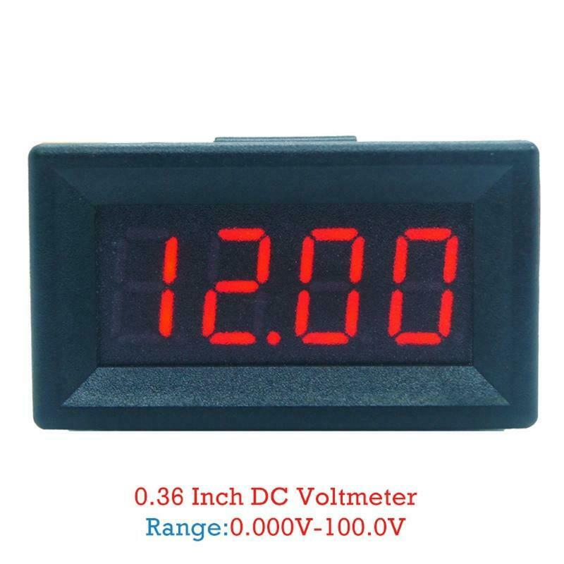 DC 0-99.99V (100V) 4-digits 0.36inch Digital Voltmeter 3Wire Voltage Panel Meter