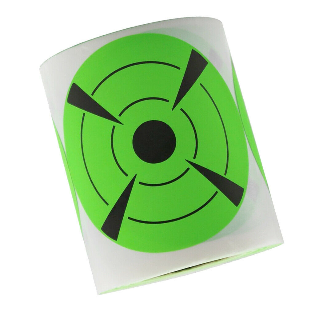 250Pcs/Roll Shooting Targets Gun Range Pasters 3inch Circle Adhesive Stickers