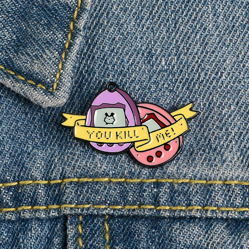 Enamel Pins Collections Cartoon Gamepad Jewelry Collar Badge Lapel Friends Gi TH