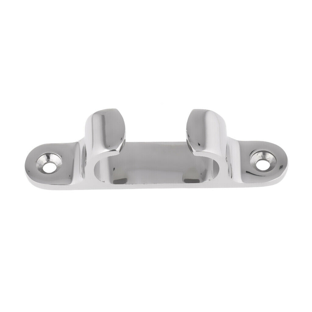 High Polished Stainless Steel 4" Boat Bow Chock Dock Deck Line Rope Cleat