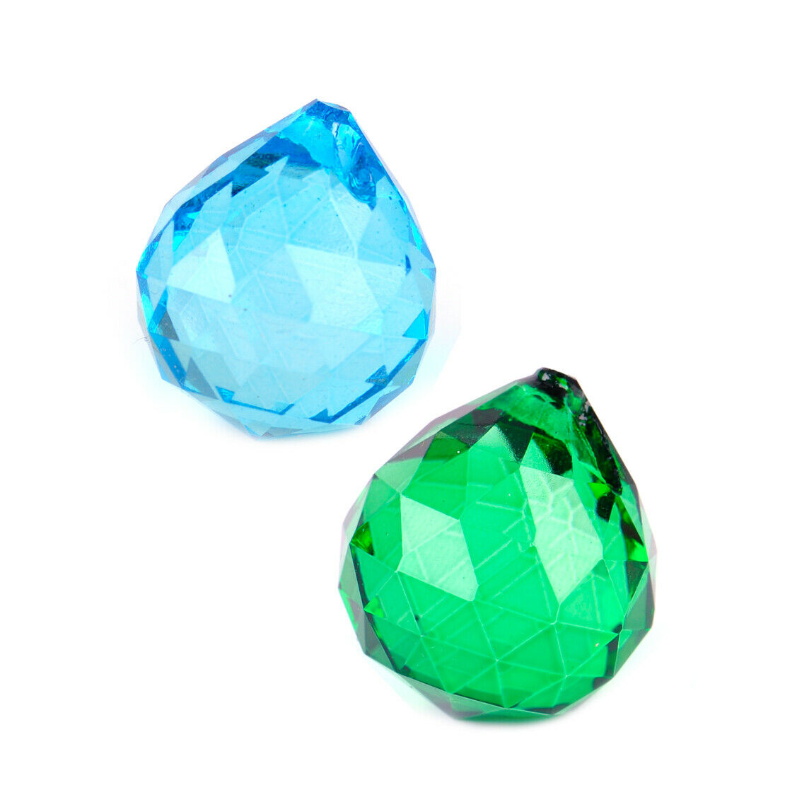 8PCS 20mm Chandelier Crystal Glass Ball Prisms Pendants Drop Lamp Light Parts An