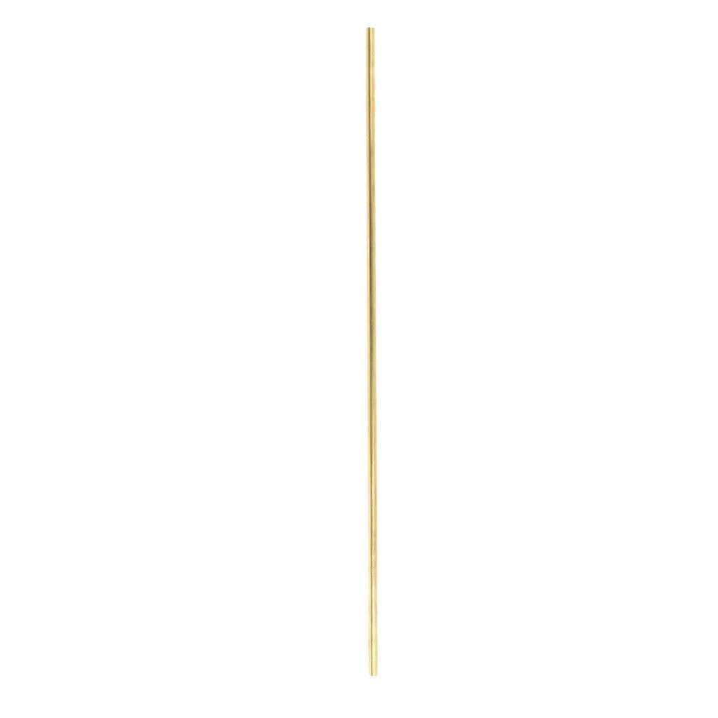 10inch/25cm Brass Round Bar Rod - Diameter 6mm&4mm, Abrasion-Resistant, Pack of