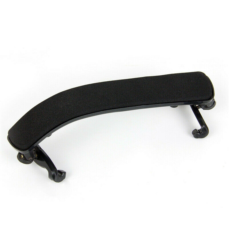 Adjustable Violin Shoulder Rest Pad Supporter Size 3/4 4/4 Height Angle Black