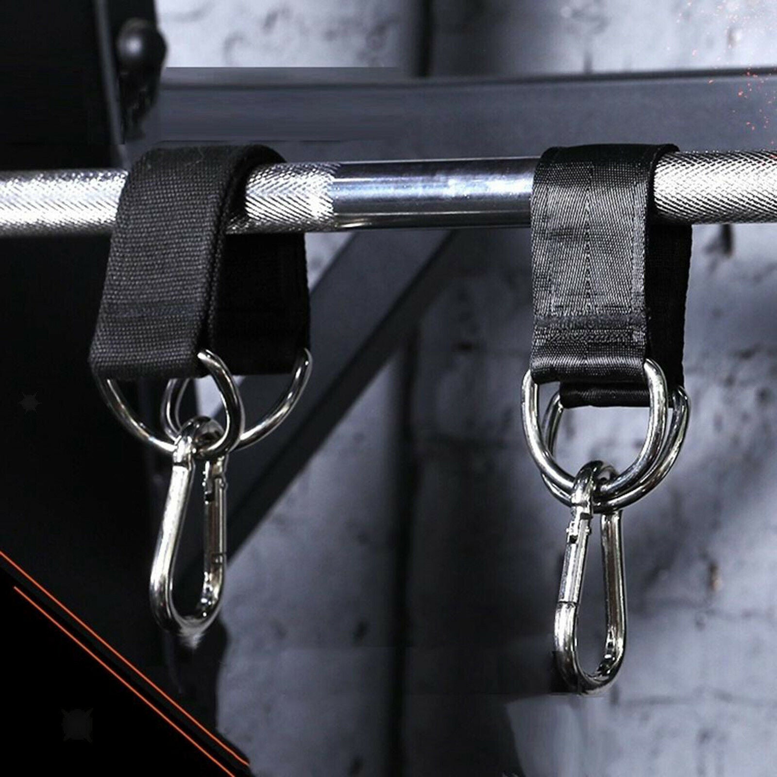 150 Kg Hanging Straps Kit for Swings Gym Hanging Straps with D- Hooks
