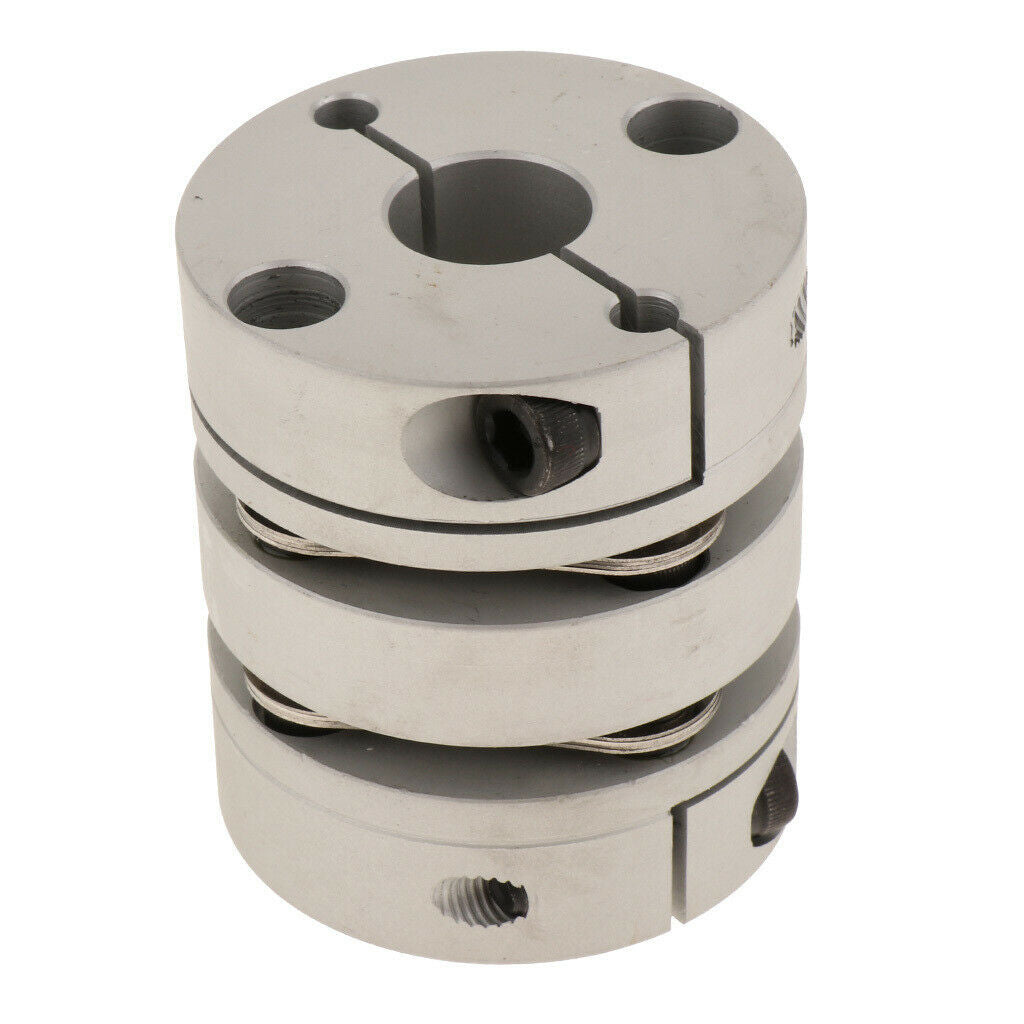 55 x 65mm CNC Stepper Motor Jaw Shaft Coupler 6.35mm Aluminum Flexible Jaw