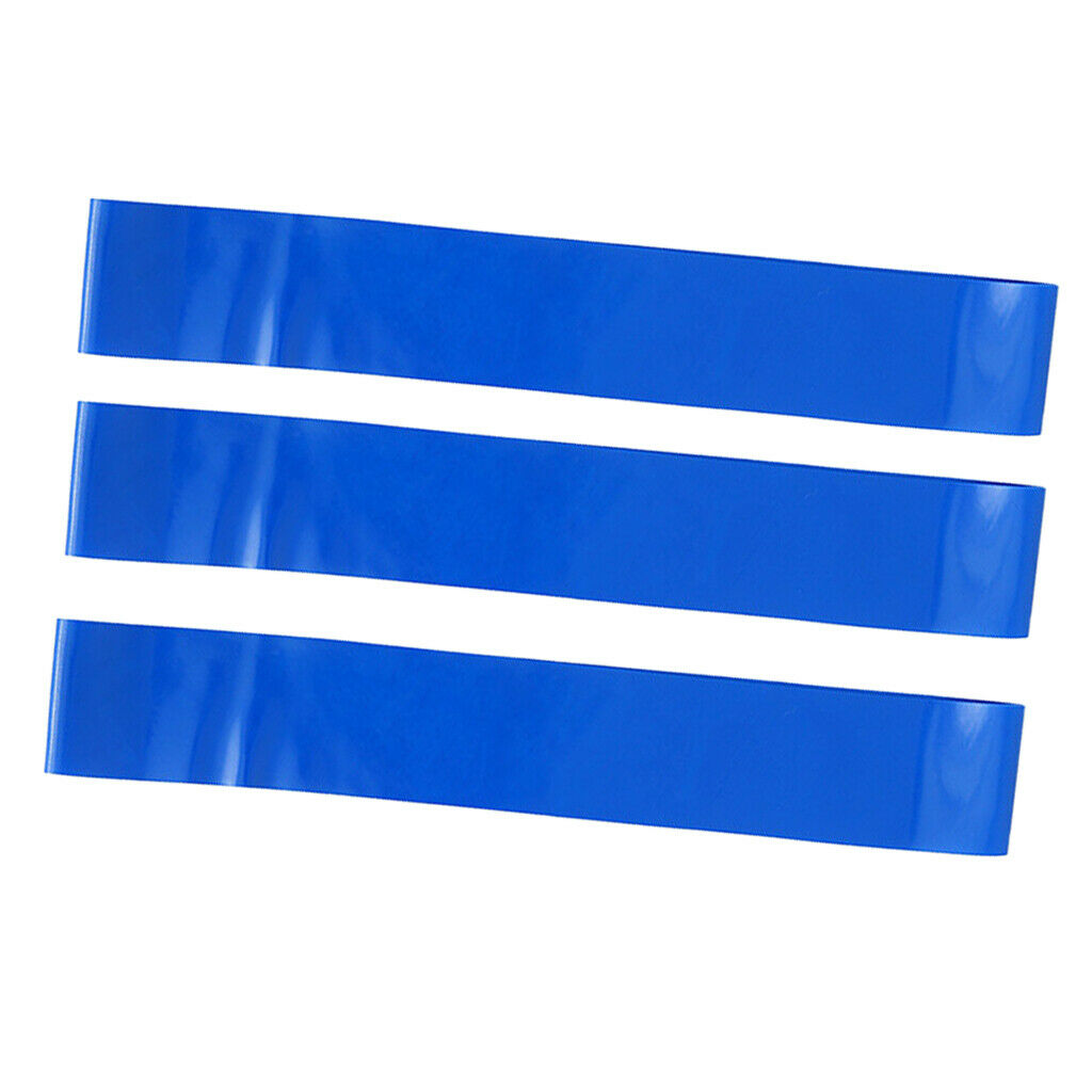 3Pcs Indoor Blue Resistance Band Loop Home Gym Fitness Elastic Pilates Latex