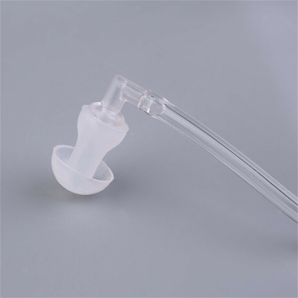 Anti-Radiation Spiral Air Tube Earphone Headphone Headset White/Black White