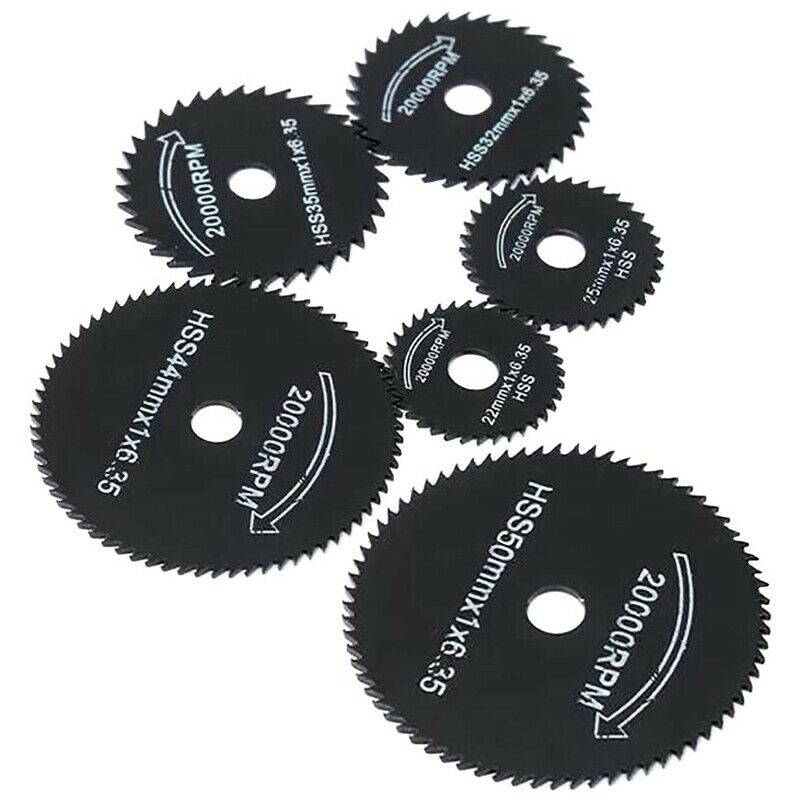16Pcs Circular Saw Blades HSS Saw Disc Wheel Cutting Blades Mini Wood Cutting T6