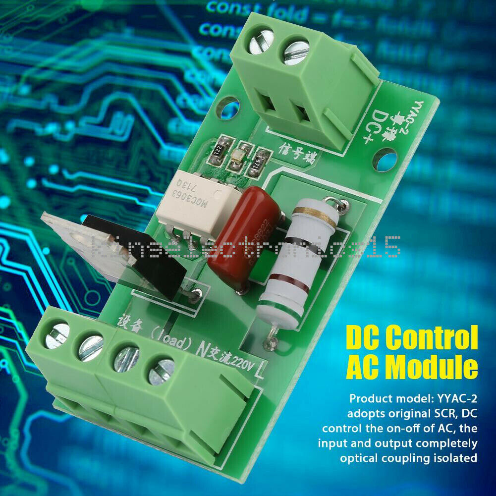 1PCS SCR Module Thyristor Control Board Trigger Switch Optocoupler Isolation