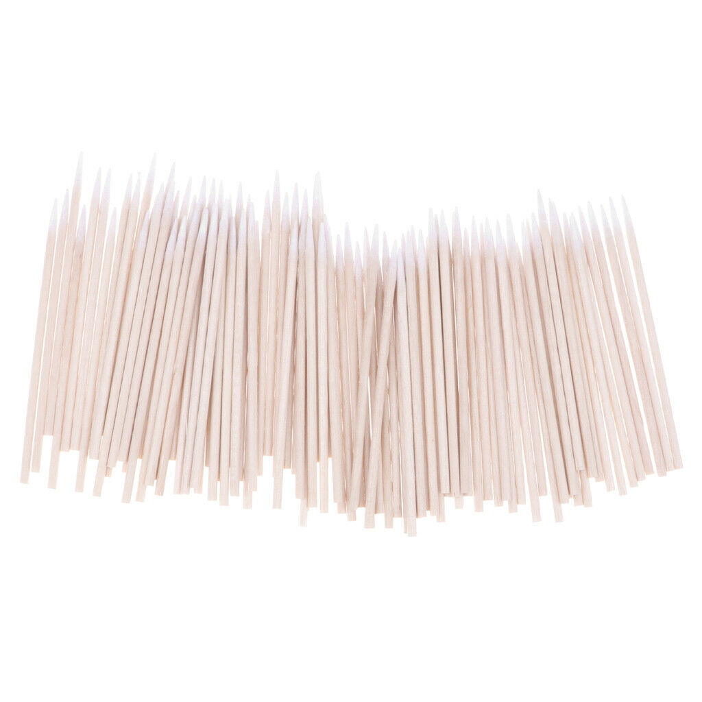 100 Pieces Cotton Stick Clean Tool for Headphone Phone Charging Port
