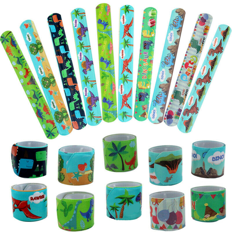 4Pcs/set Dinosaur Clap Circle Toys Bracelet Boy Kids Birthday Party Favor.l8