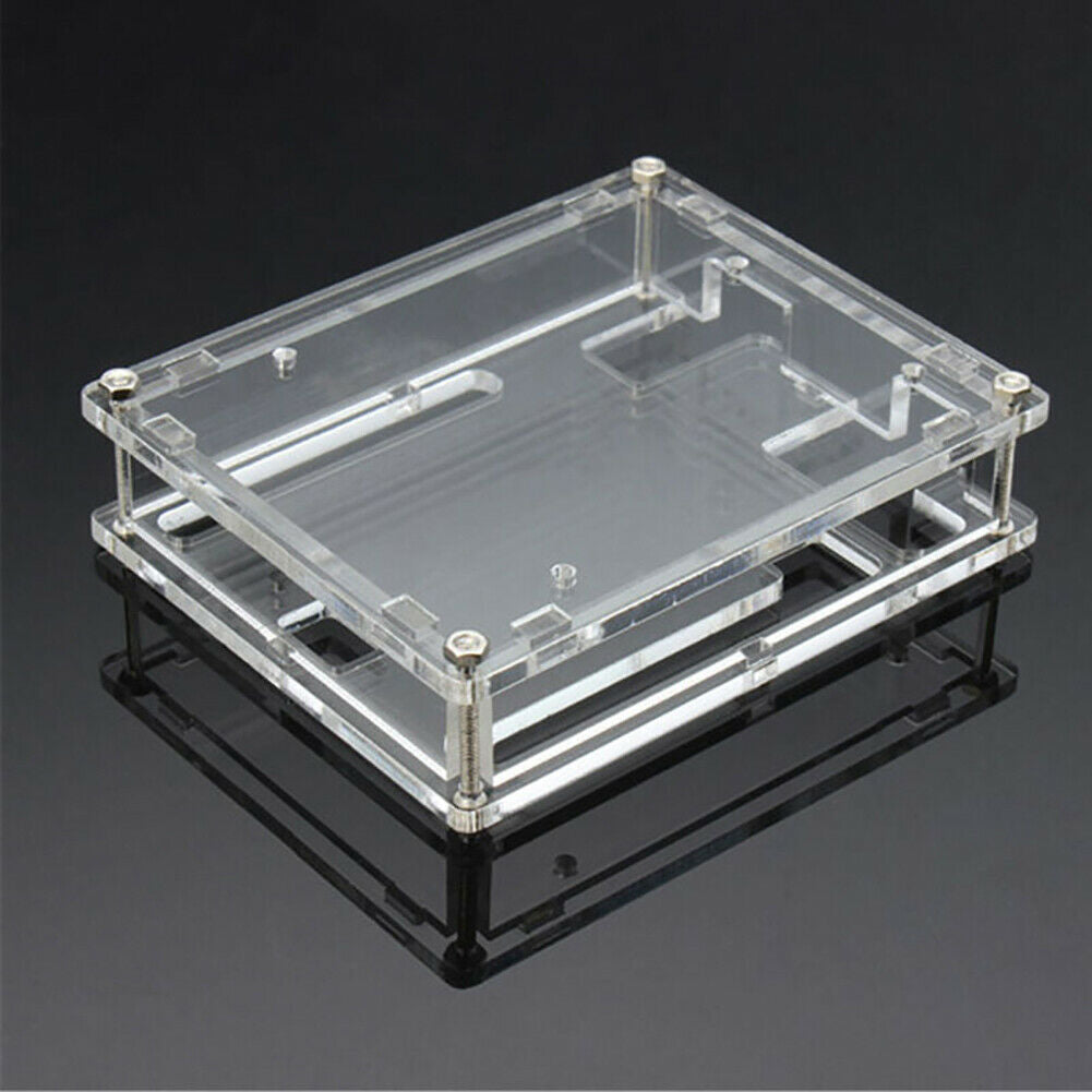 Transparent Acrylic Case Cover Shell Enclosure Computer Box Parts for UNO R3