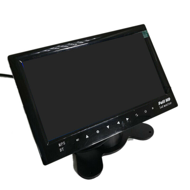 7" Touch Screen HD Full View Rear Reversing Display Monitor Bluetooth USB Video