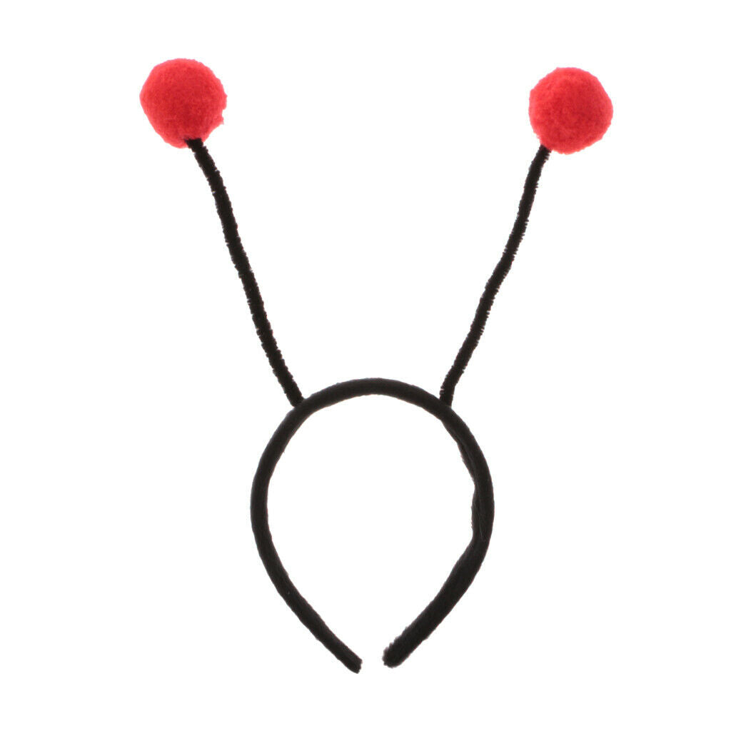Girl Kids Insect Bumlebee Ant  Alien Headband Party Costume Red
