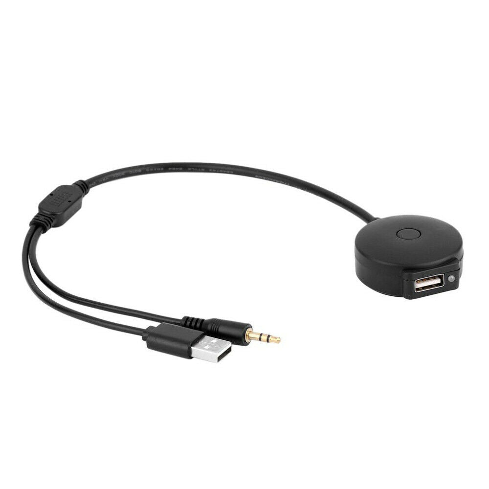 Car Bluetooth 4.0 Audio 3.5mm AUX USB Music Adaptor Cable For BMW & Mini Cooper
