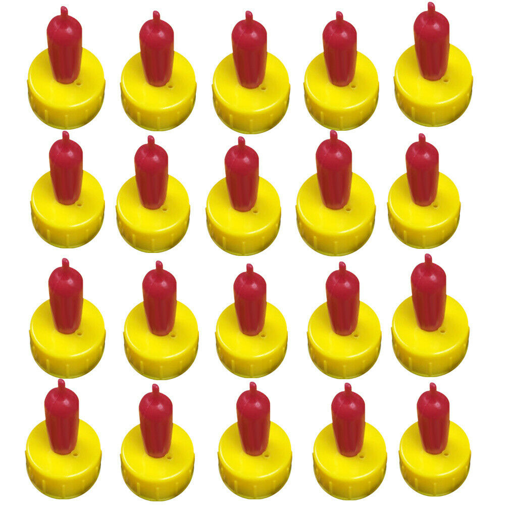 Pack of 20 Lamb Pet Nipple Teat Orphan Ewe Sheep Feeder Bottle Feeding Milk