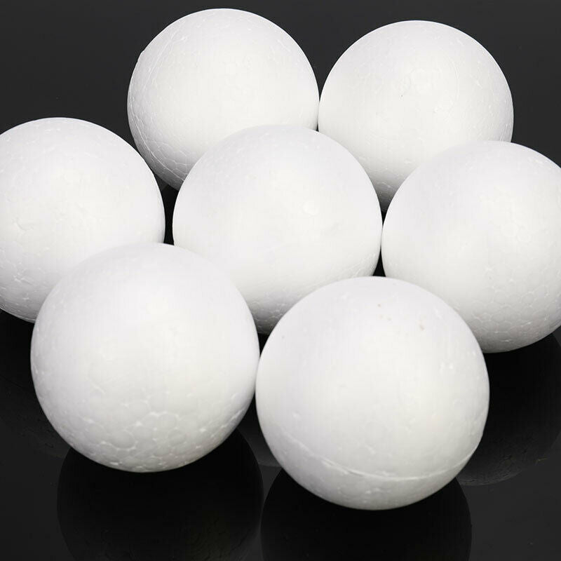 10pcs DIY Party Ball Spheres Decoration 70MM Polystyrene Styrofoam Foam