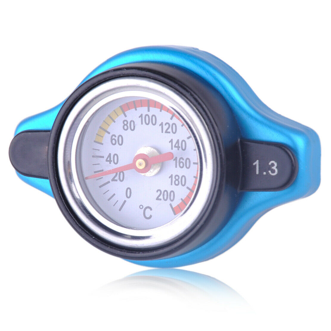 Car Thermostatic Gauge Radiator Cap Cover 1.3 bar Small Head Water Temp Meter An