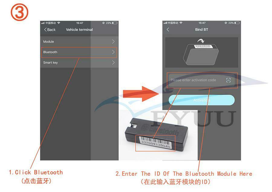 Car One-Key Engine Start Stop Button BT Smart Start System App Smartphone Remote