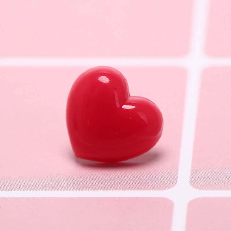 12pcs/box multi-color heart push pins notice board map drawing office thum.l8