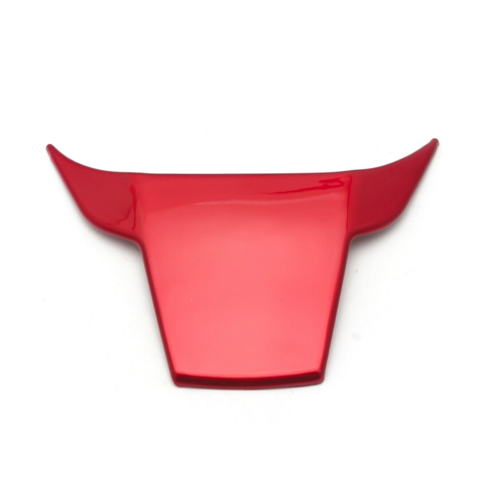 Red ABS Steering Wheel Lip Overlay Frame Molding For Civic 10th Gen 2016-2021