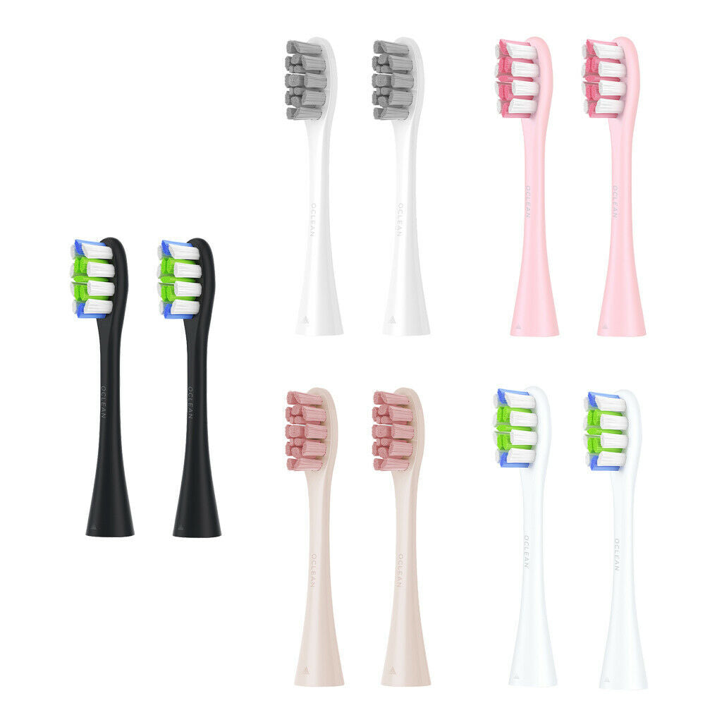 2x Premium Sonic Toothbrush Heads for   Electric Toothbrush Repleacement